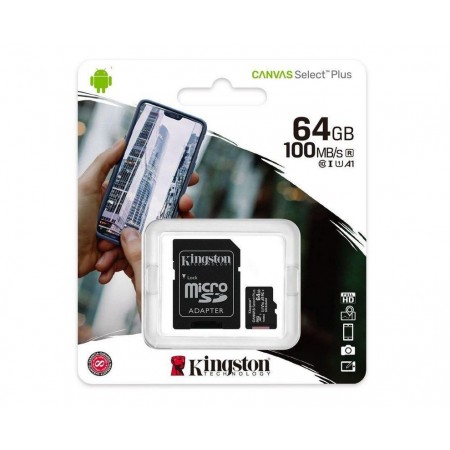 Card de memorie microSD 64Gb Kingston Clasa 10, SDCS/64GB
